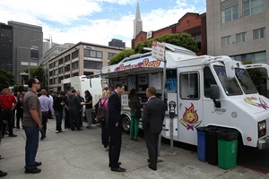 San Francisco Food Trucks Gather At Food "Markets"
